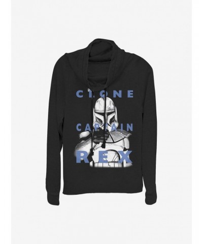 Star Wars: The Clone Wars Rex Text Cowlneck Long-Sleeve Girls Top $12.93 Tops