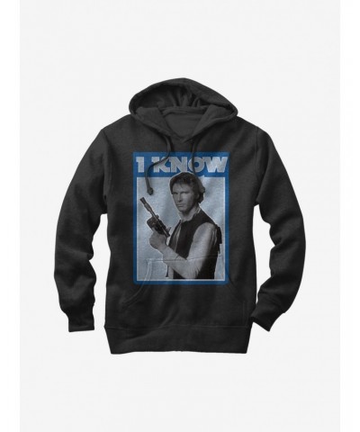 Star Wars Han Solo Quote I Know Hoodie $17.96 Hoodies