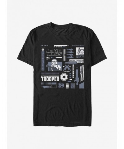 Star Wars Trooper Elements T-Shirt $6.99 T-Shirts