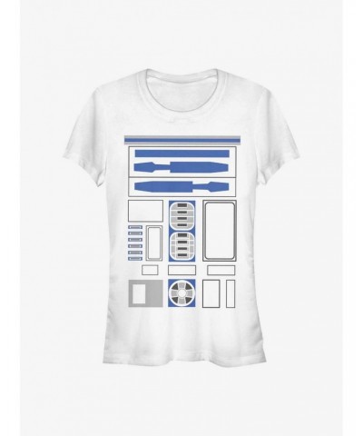 Star Wars R2-D2 Uniform Girls T-Shirt $7.93 T-Shirts