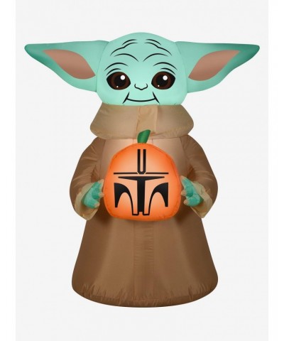 Star Wars The Mandalorian The Child Pumpkin Inflatable Décor $16.47 Décor