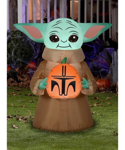 Star Wars The Mandalorian The Child Pumpkin Inflatable Décor $16.47 Décor