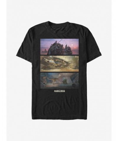 Star Wars The Mandalorian Epic Story T-Shirt $7.45 T-Shirts