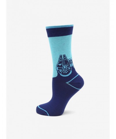 Star Wars Millennium Falcon Mod Blue Socks $8.56 Socks