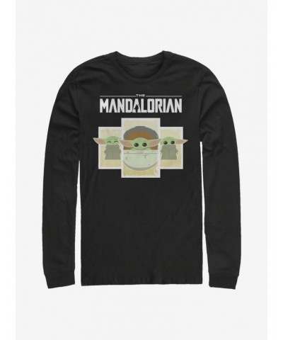 Star Wars The Mandalorian The Child Boxes Long-Sleeve T-Shirt $12.63 T-Shirts
